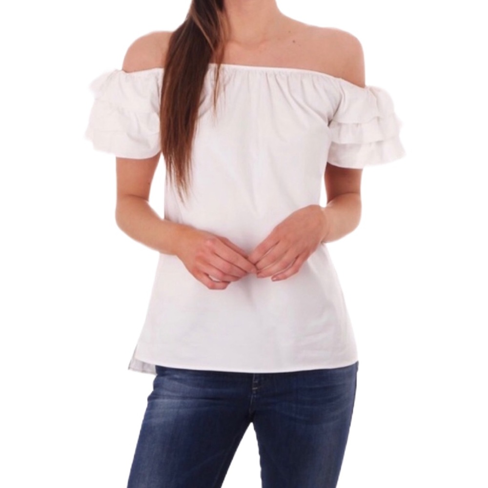 Ted Baker Elleh Ruffle Sleeve Bardot Style